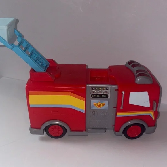 Disney Junior FireBuds Fire Truck Vehicle - Works - No Figures - Picture 7 of 10